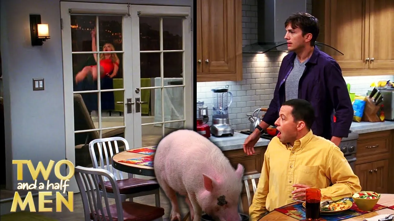 There’s a Pig in the Beachouse | Two and a Half Men