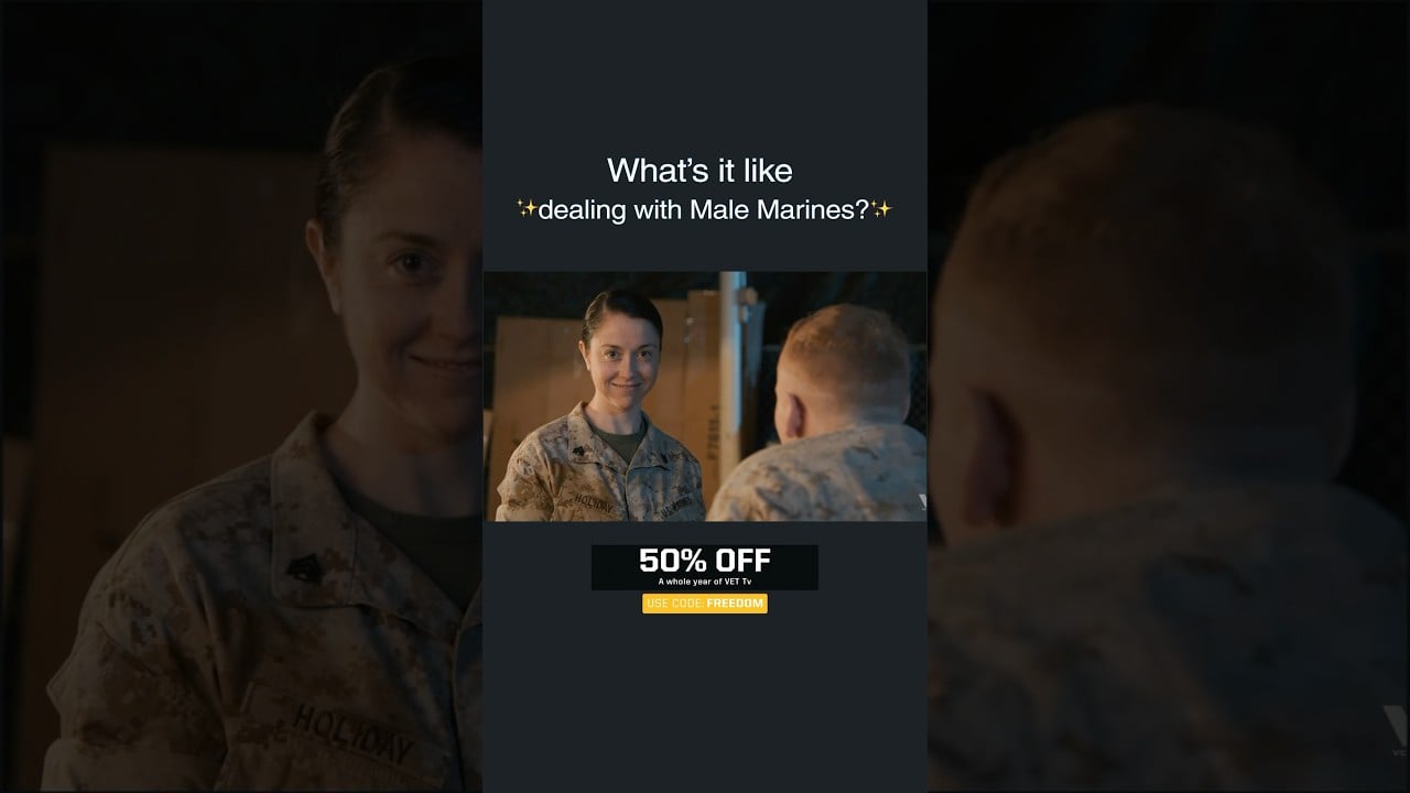 FEMALE SERGEANT VS MALE MARINE | 40+ MILITARY SHOWS AVAILABLE ON VETERANTV.COM