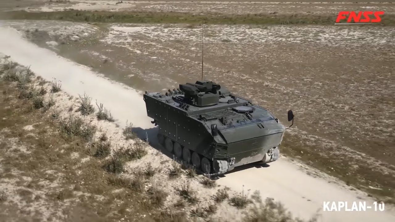 FNSS - Kaplan-10 Amphibious Anti-Tank Vehicle (ATV) [1080p]