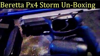 PX4 Storm Beretta 9mm inox stainless Handgun UnBoxing Full Size