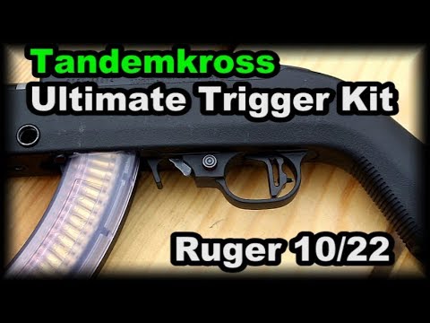 Ruger 1022 ULTIMATE Trigger KIt Tandemkross review