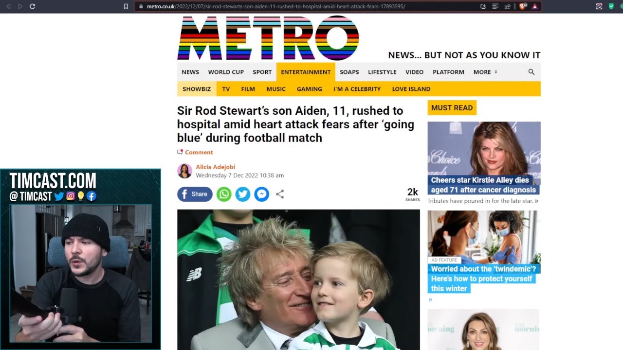Rod Stewart Feared His 11 Year Old Had A HEART ATTACK After Collapsing Sparking Wild Theories Online