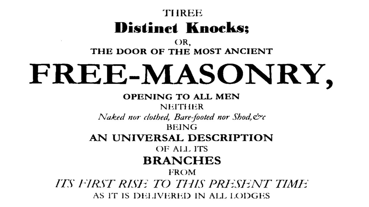 Three Distinct Knocks Or The Door of the Most Ancient Freemasonry - T Hughes - Full Audiobook