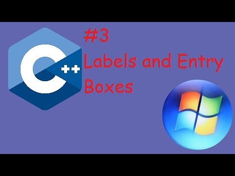 Labels and Entry Boxes Windows API
