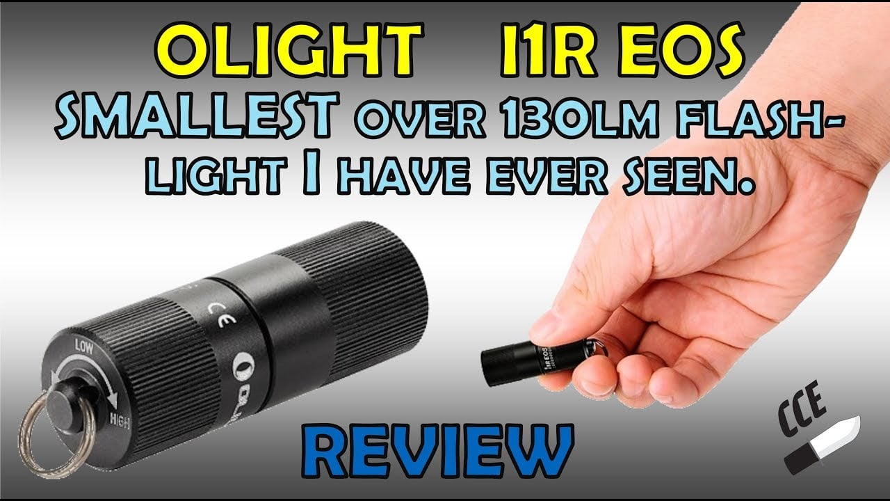 World's SMALLEST Legitimate Flashlight?!?! 🔦 Review: Olight  i1R EOS EDC