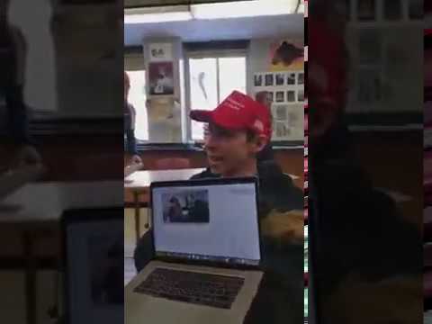 TEACHER EVACUATES WHOLE CLASS BECAUSE STUDENT REFUSES TO REMOVE MAGA HAT #RNHA