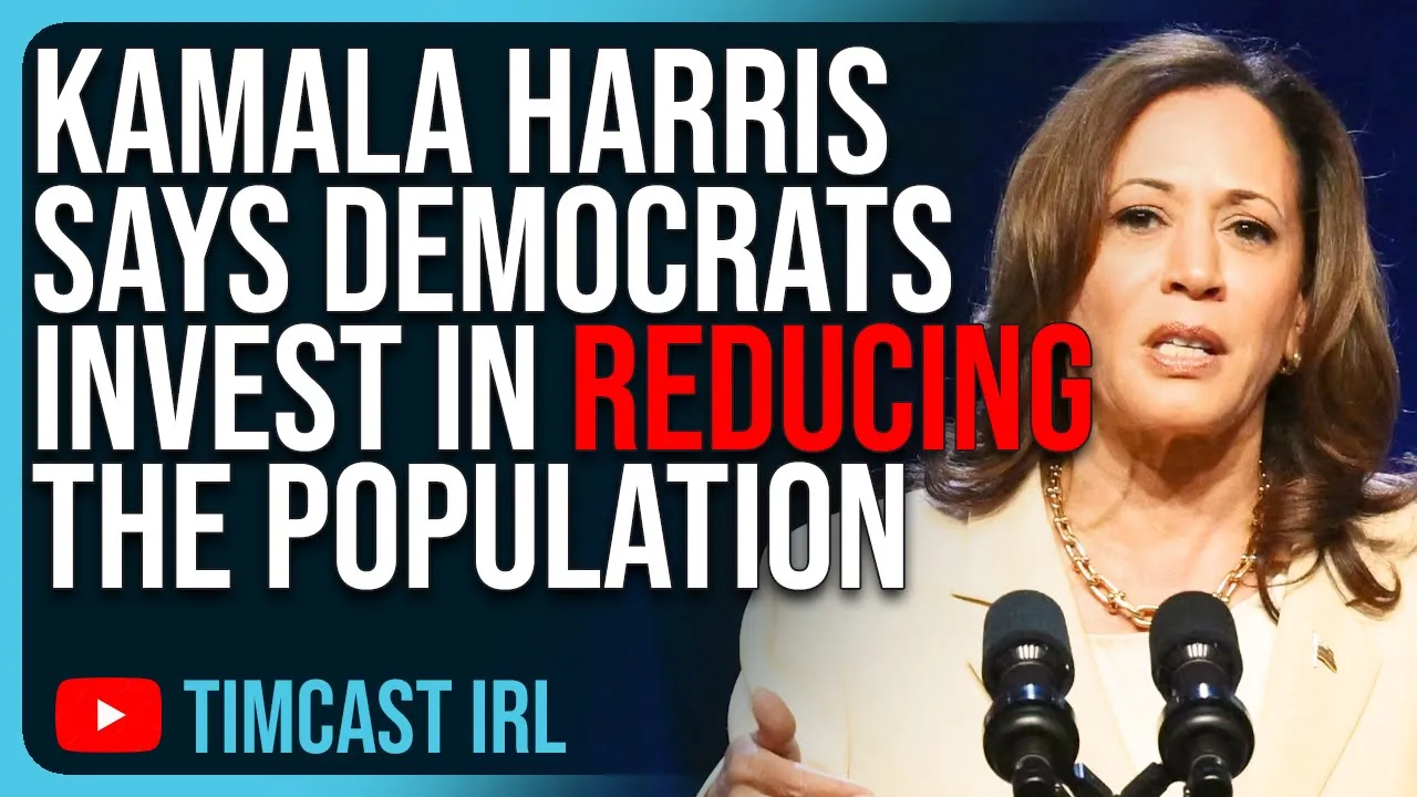 Kamala Harris Says Democrats Invest In Reducing The Population In Old Clip