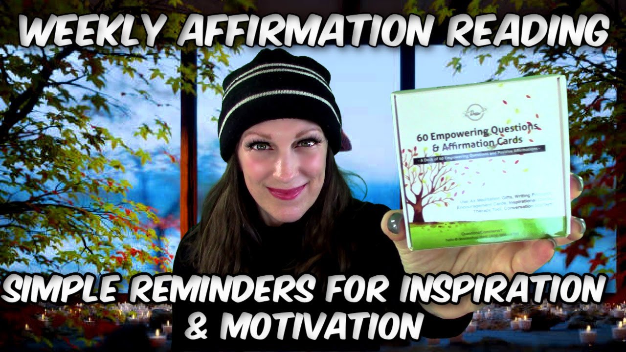 Affirmation Card 🌹🕊🐛🦋🐦☀️🌈  Weekly Reading For Inspiration & Motivation