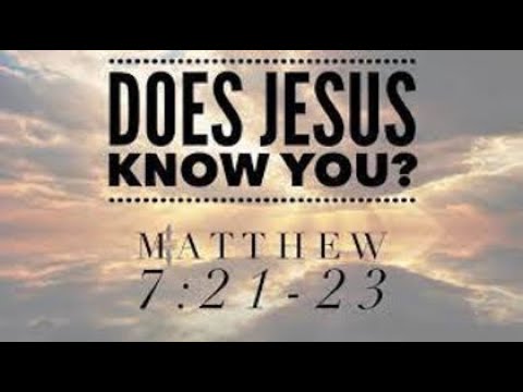 Does Jesus Know You?  Please Watch! Eze 16 Rev18