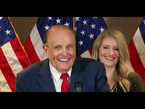 Rudy Giuliani and Trump Campaign Officials Hold News Conference at the RNC