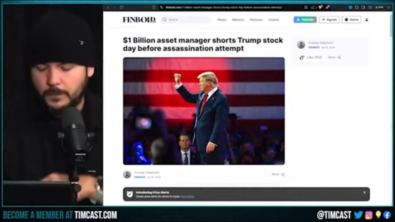Asset Manager Bought 12M SHORTS On DJT Day Before Attack On Trump Claims Report, Company DENIES IT