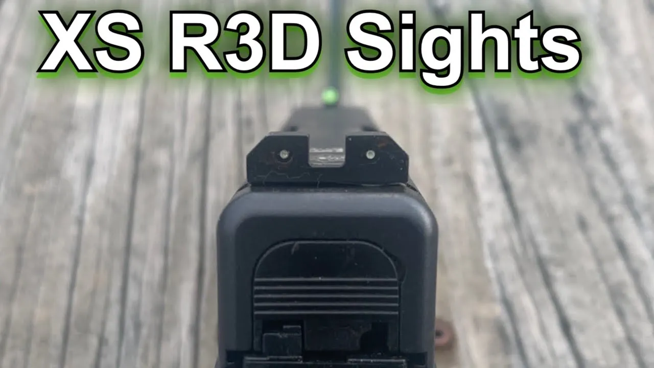 XS R3D Night Sights On My Glock 22 GEN 4 Police Trade In - Shooting Impressions