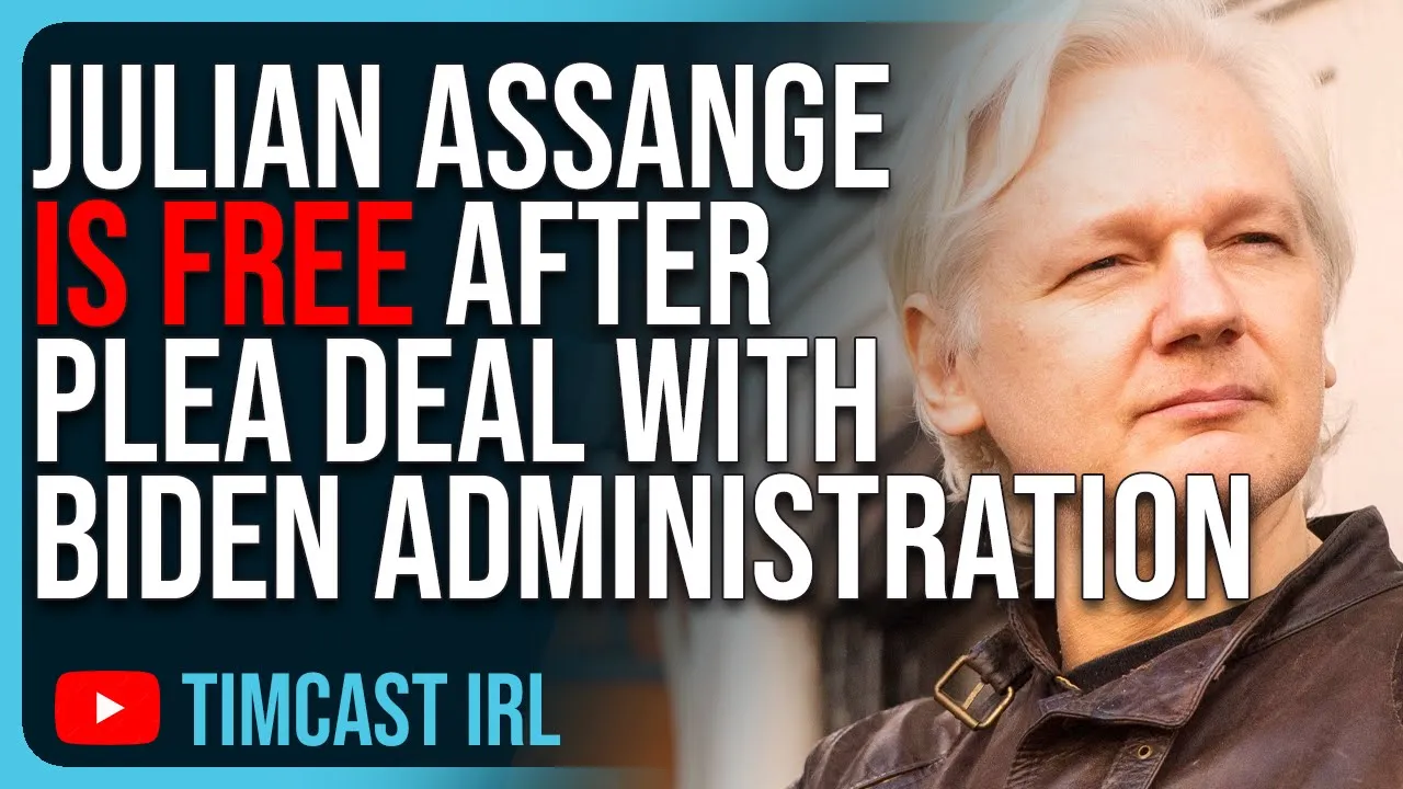 Julian Assange IS FREE After Plea Deal With Biden Administration
