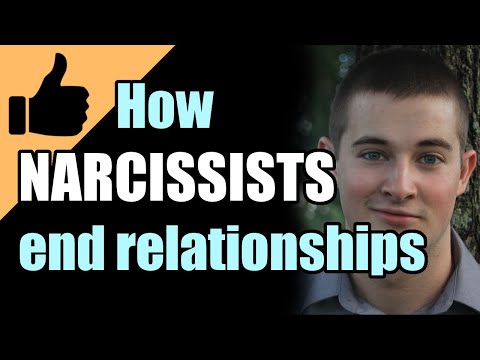 How narcissists end relationships