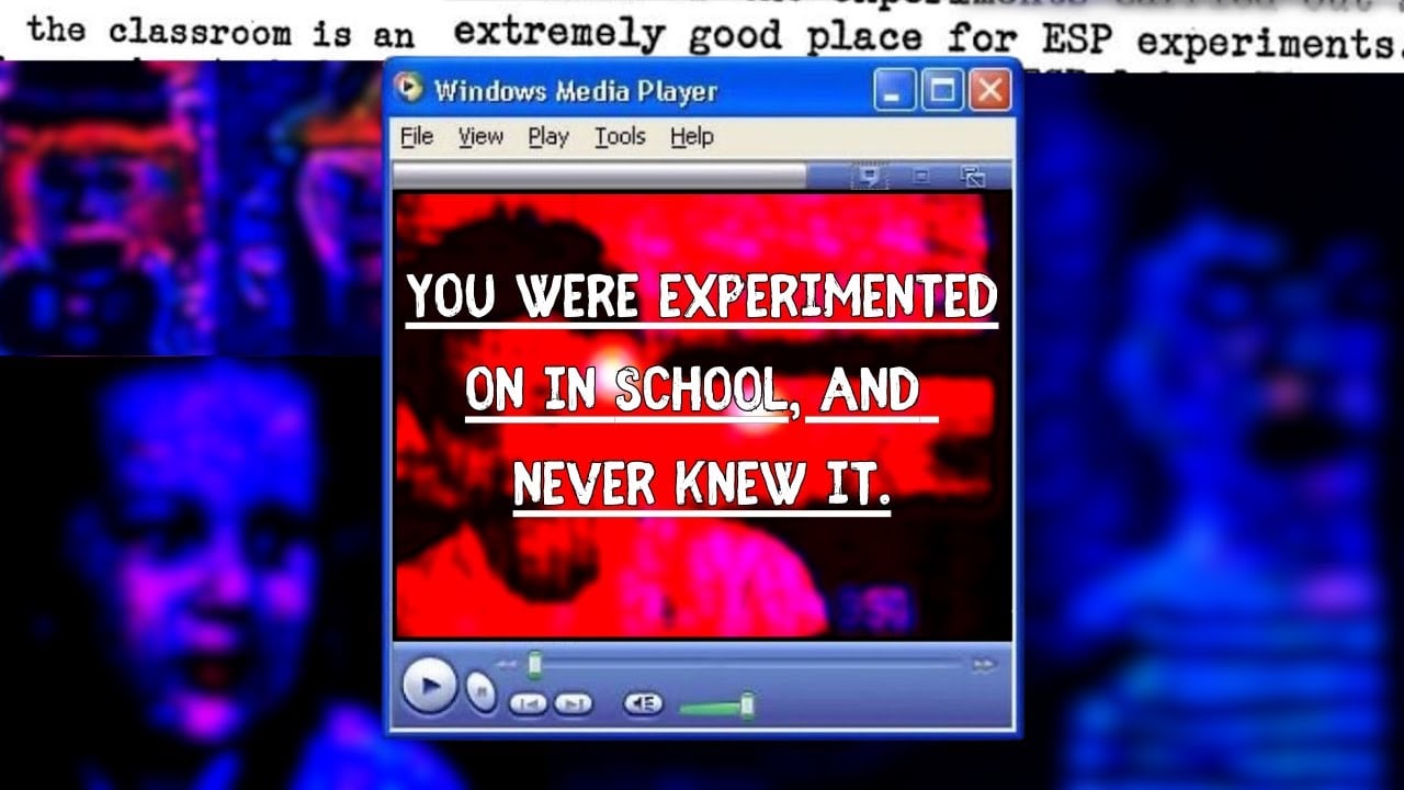 You were experimented on in school and never knew it.