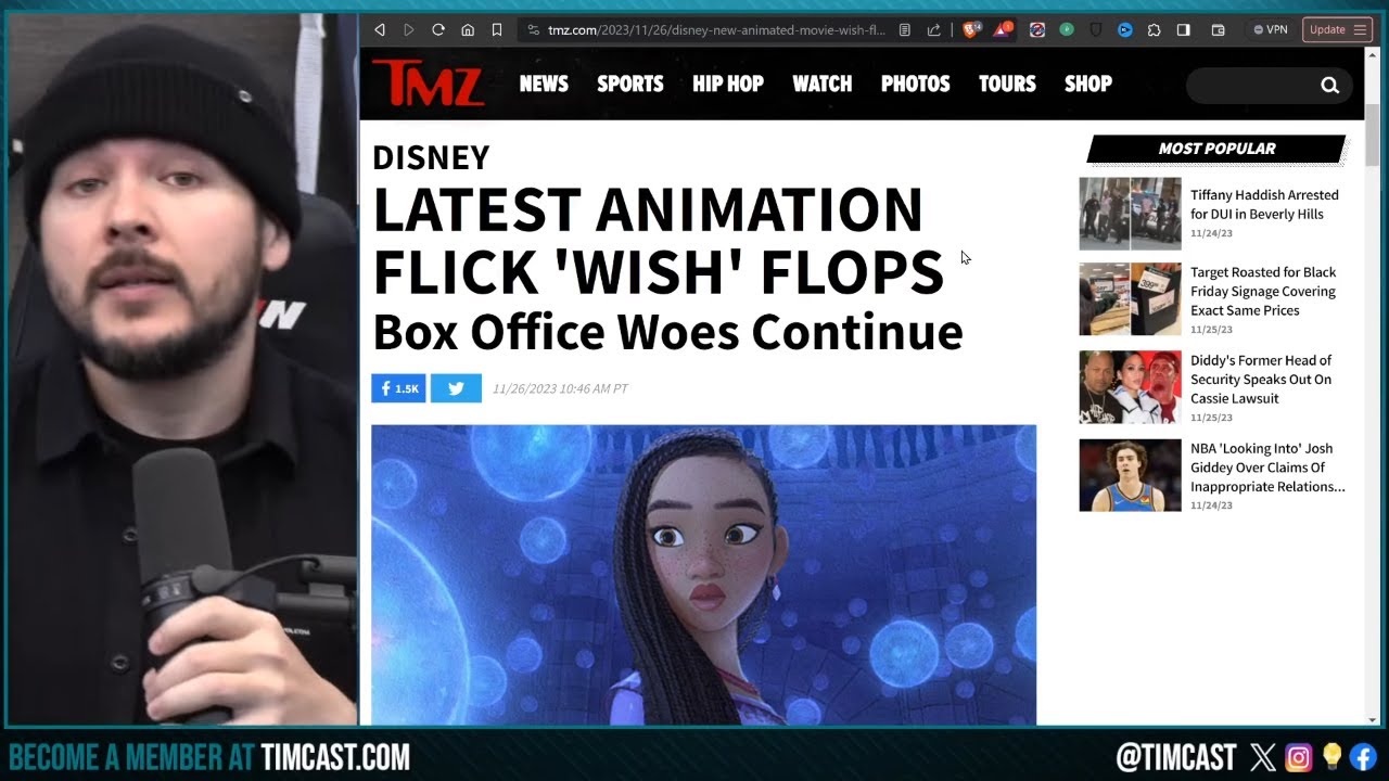Disney's Communist New Film Wish FAILS, Evil White Patriarchy Story BOMBS, Get Woke GO BROKE