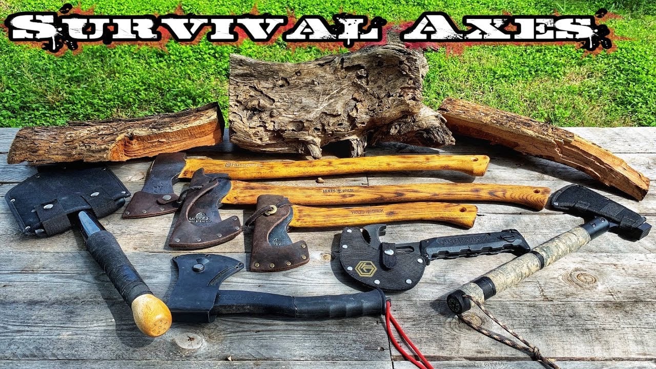 My Survival Axes for 30 Day Survival Challenge