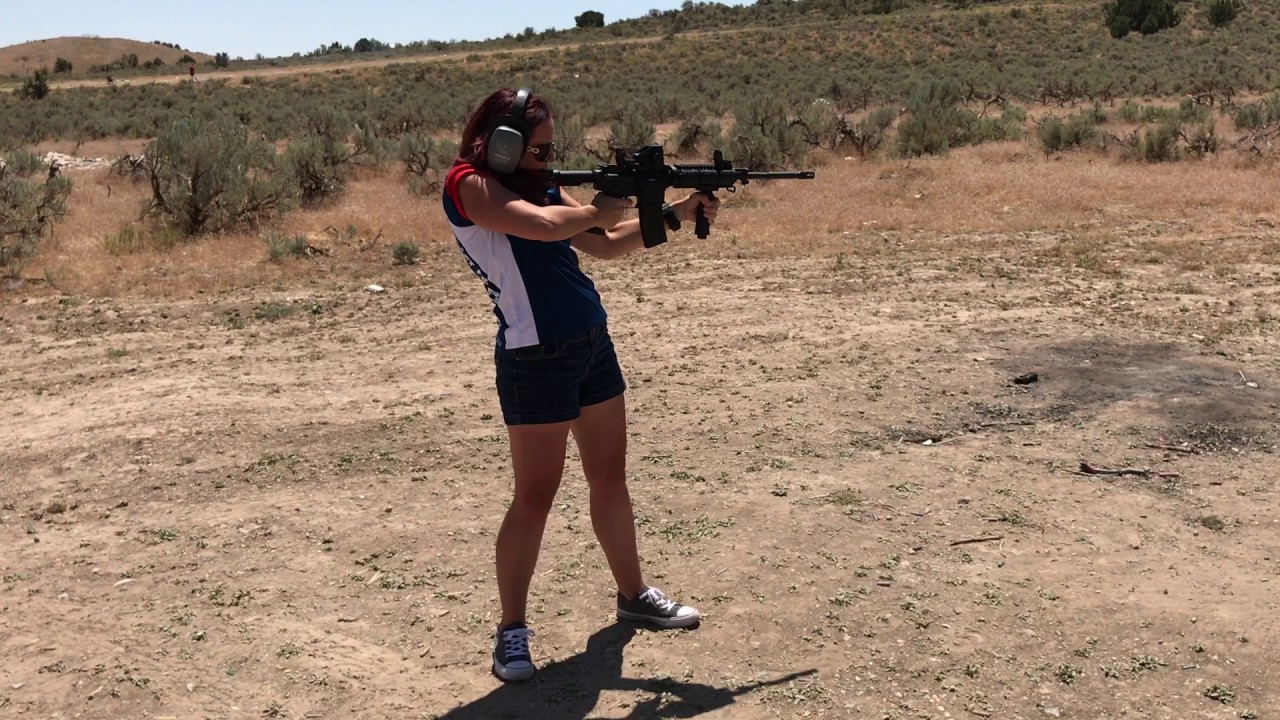 5 - Practicing with my AR-15 at the range