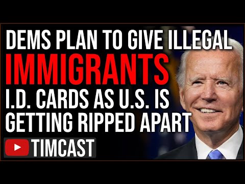 Democrats Plan To Give Illegal Immigrants ID Cards To Get US Benefits, 50% Believe Civil War Coming