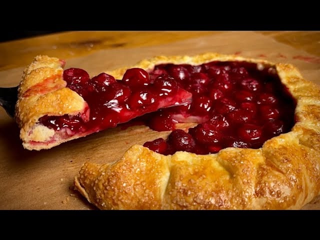 🎄🎂 New dessert for Christmas! Wonderful cherry dessert! Galette recipe!