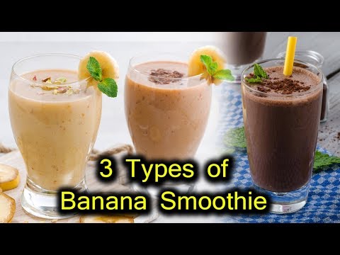 Banana Smoothie I How to make healthy banana smoothie