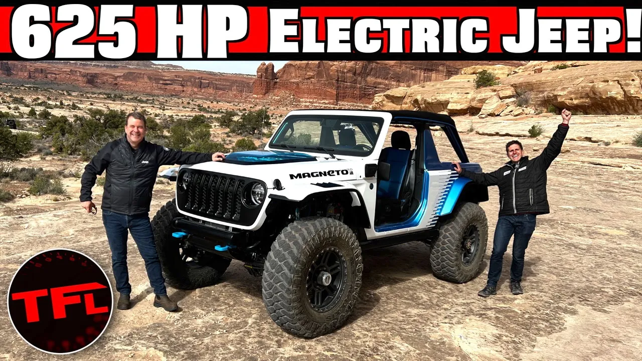 I Off-Road The Fully Electric Wrangler Magneto 2.0: Is This The Future Of Jeep?