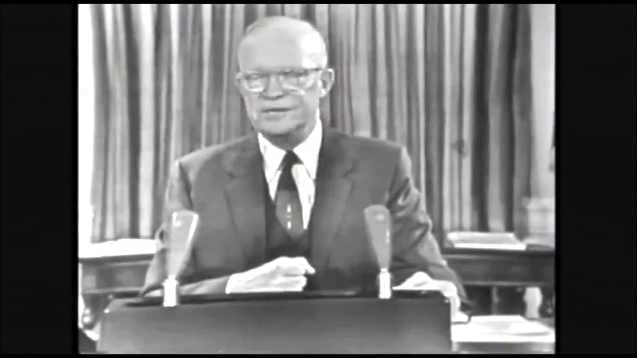 Eisenhower Farewell Address (Best Quality) - 'Military Industrial Complex' WARNING