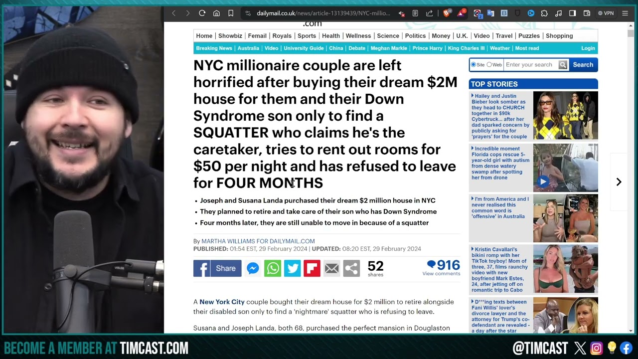 NYC Millionaires Claim SQUATTER TOOK OVER Their Home,  But INSANE Story DOESNT ADD UP