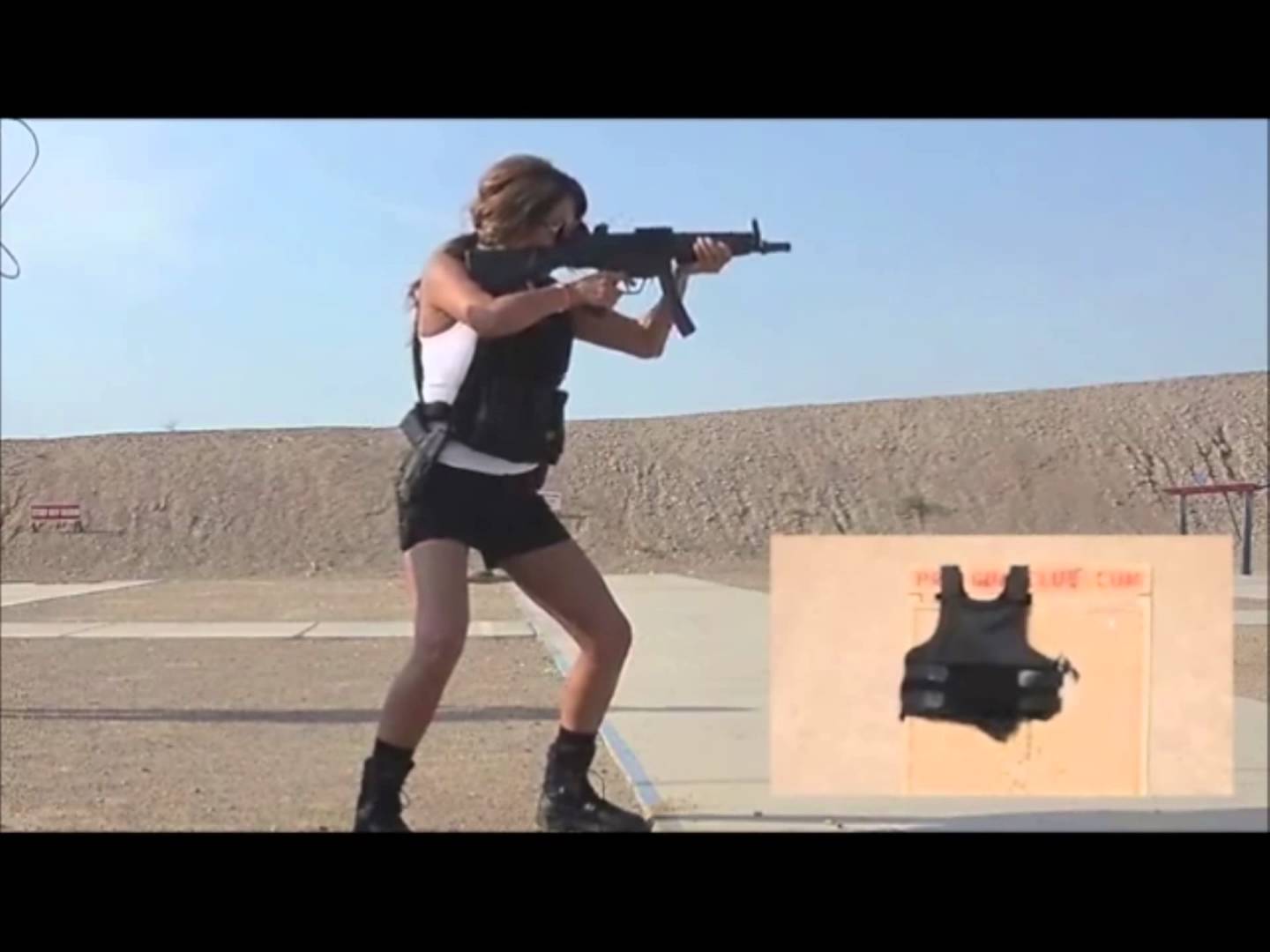 Skarr Armor Level IIIA Kevlar Vest vs MP5 9mm sub-machine gun