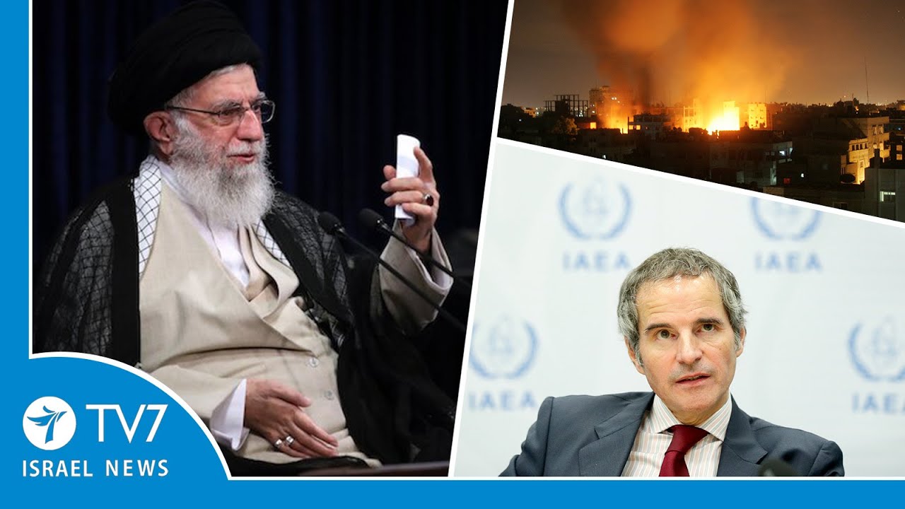 IAF Strikes Hamas in Gaza; Iran bans IAEA inspectors, reducing scrutiny further TV7Israel News 18.09