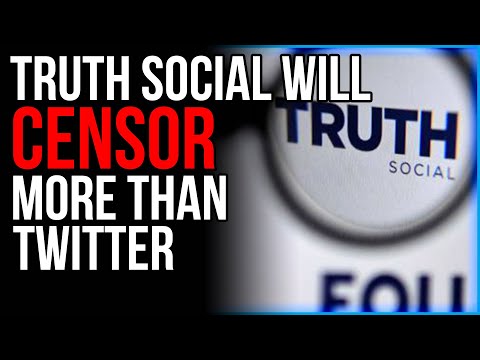 William Hall - Trump's TRUTH Social Announces It Will Censor MORE Than Twitter, Using Silicon Valley AI