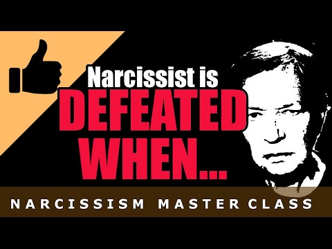 You know your narcissist is defeated when...