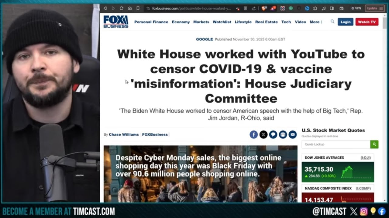 Youtube COLLUDED With US Government To CENSOR Americans Speech, GOP EXPOSES The Youtube Files