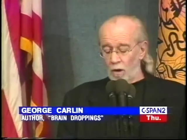 Rare: George Carlin at the National Press Club, 1999
