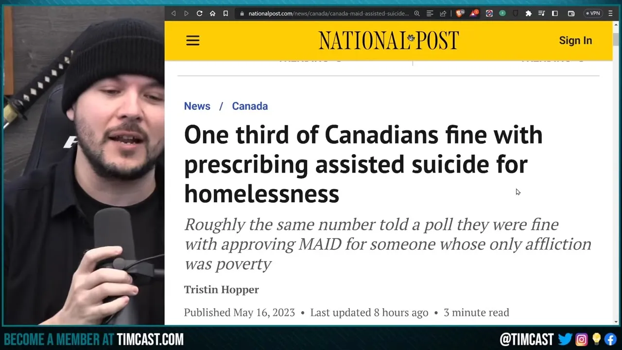 Canadians Favor CULLING The Homeless, NYTimes Runs Op-Ed arguing For CULLING The mentally Ill