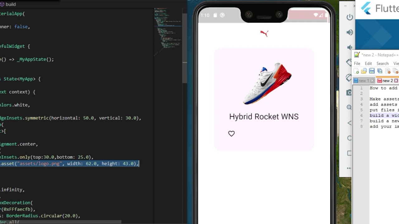 Add Image to Flutter Project - All Steps Tutorial 2019