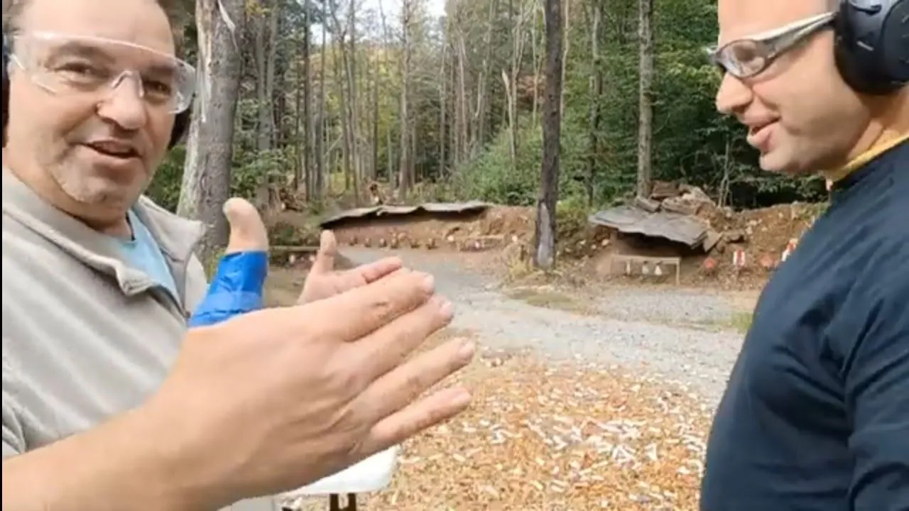 Training my friend on his new 44 Magnum Snubby... Funny Vid!