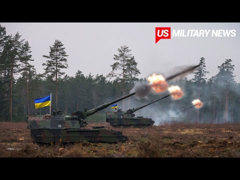 Finally! Ukraine Used a German panzerhaubitze 2000 Howitzers To Destroy Russia
