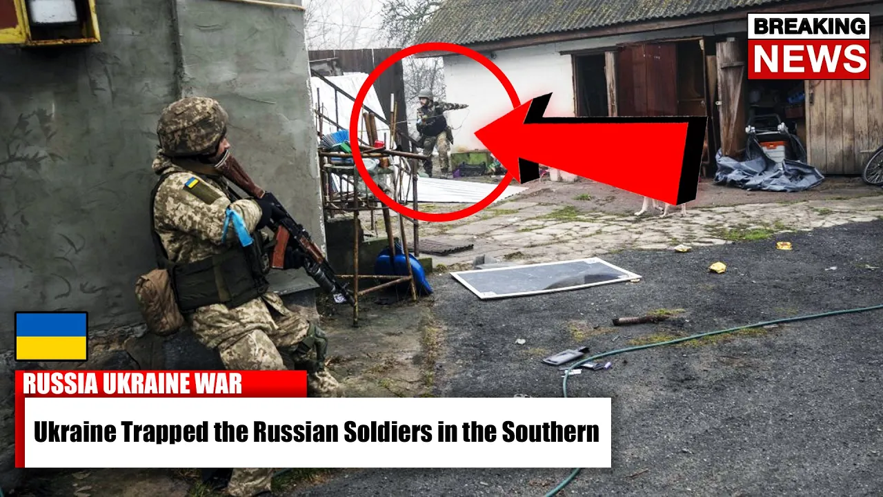 Ukrainian Army Trapped the Russian Soldiers in the Southern Region!