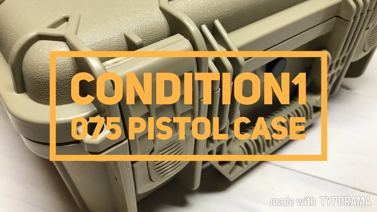 Condition1 14” Pistol Case #075 Unboxing