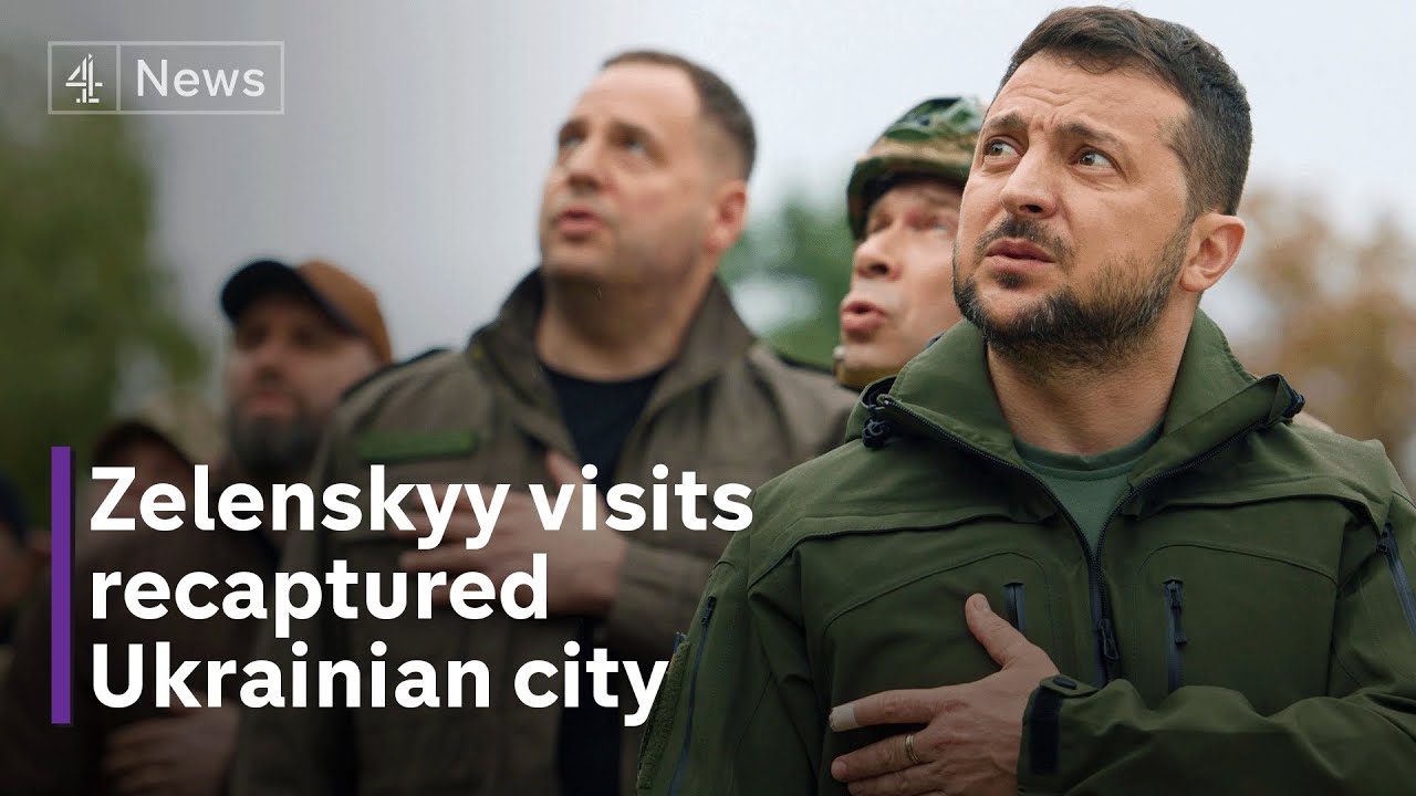 Ukraine Russia: Zelenskyy makes surprise visit to liberated city after rapid Ukraine advances