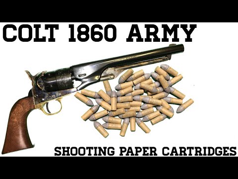 Colt 1860 Army: Shooting Paper Cartridges