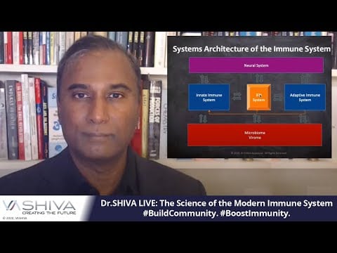 Dr.SHIVA LIVE: The Science of the Modern Immune System. #BuildCommunity. #BoostImmunity.