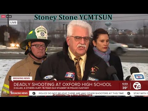 NOW 3 Dead 11 Injured | Update Press Conference on Shooting @ Oxford High School Oakland Co Michigan
