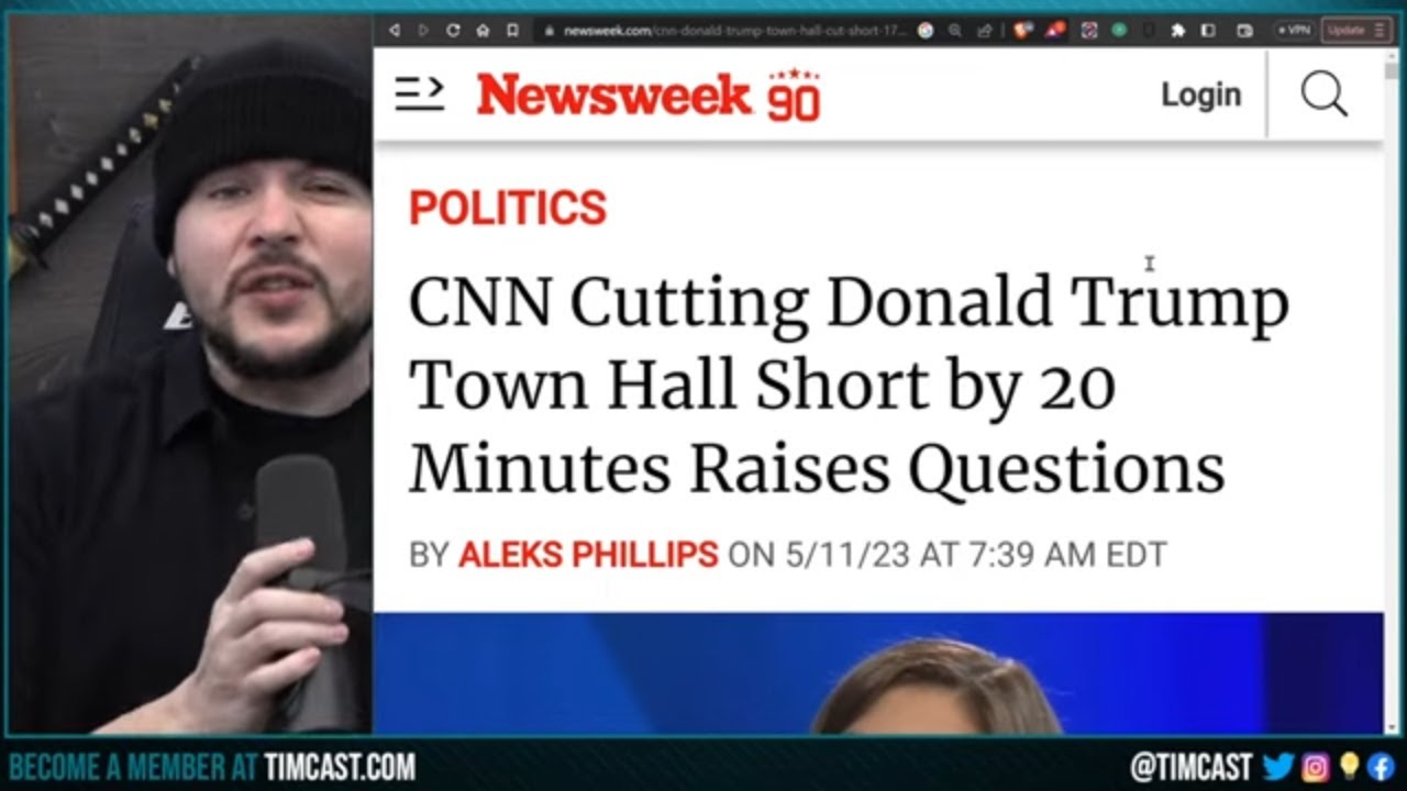 Trump DESTROYS CNN In Townhall, CNN PULLS PLUG EARLY After Trump WINS Debate With Kaitlan Collins