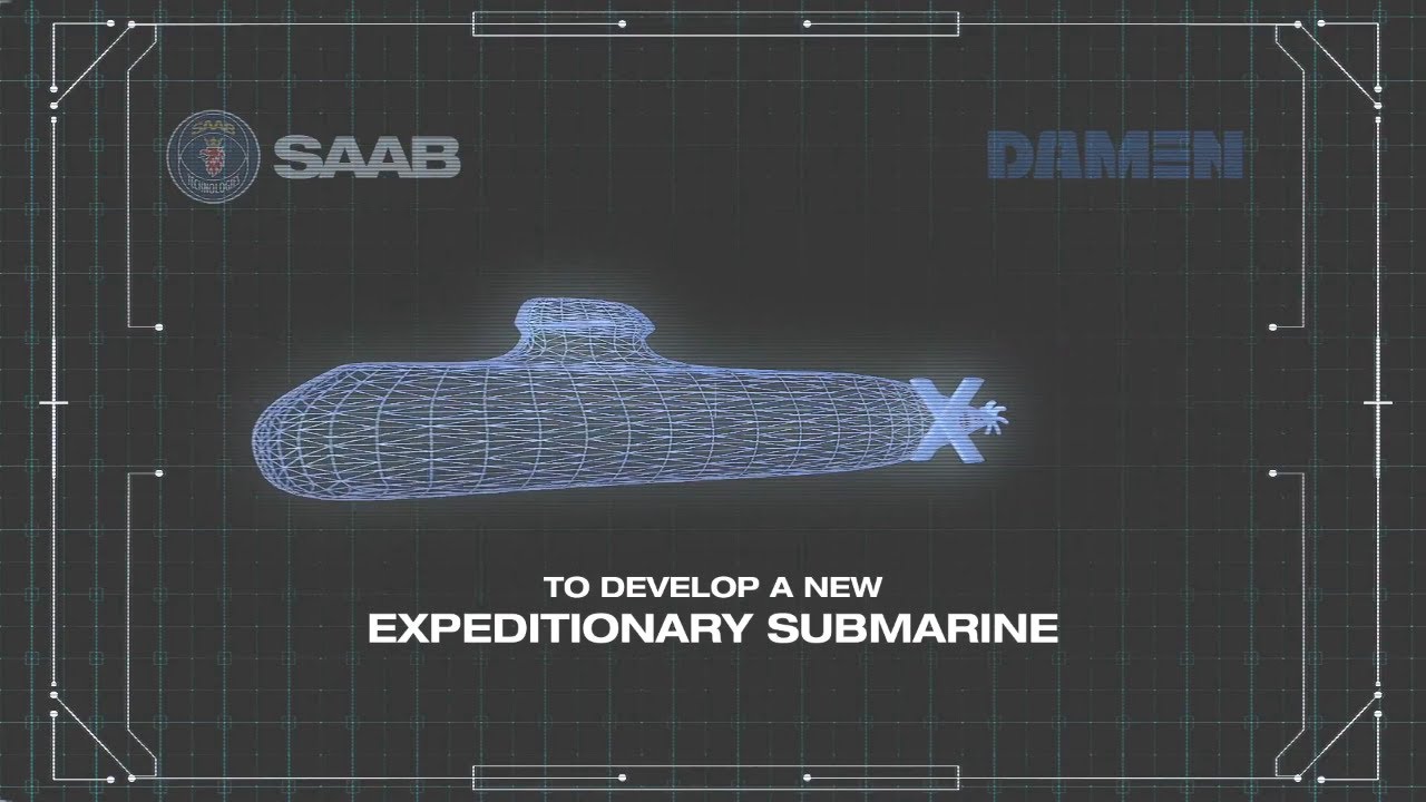 Saab - Expeditionary Submarine Concept For Holland Unveiled [1080p]