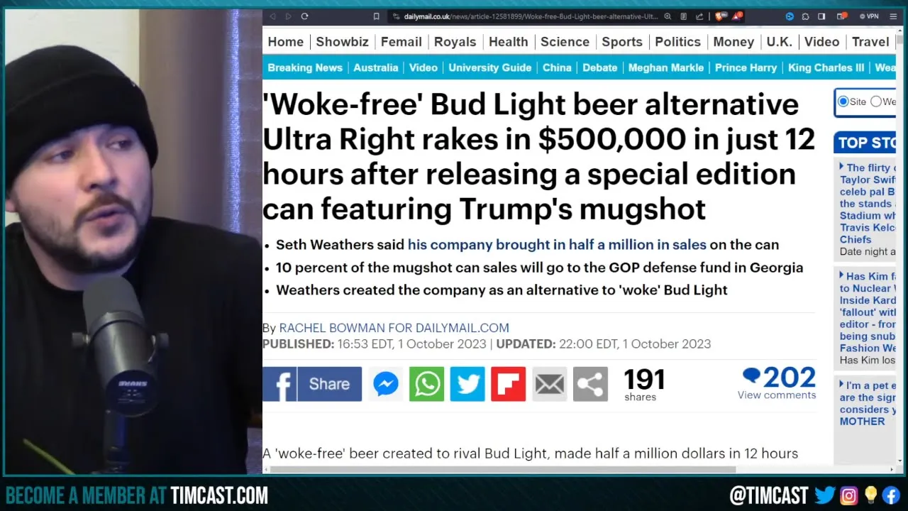 Ultra Right Beer Sells Over $1M In TRUMPS REVENGE Beer Showing Trump Mugshot, HUGE CULTURE WAR WIN