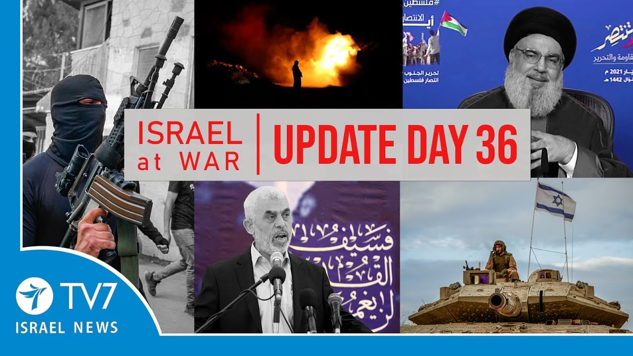 TV7 Israel News - Sword of Iron, Israel at War - Day 36 - UPDATE 11.11.23