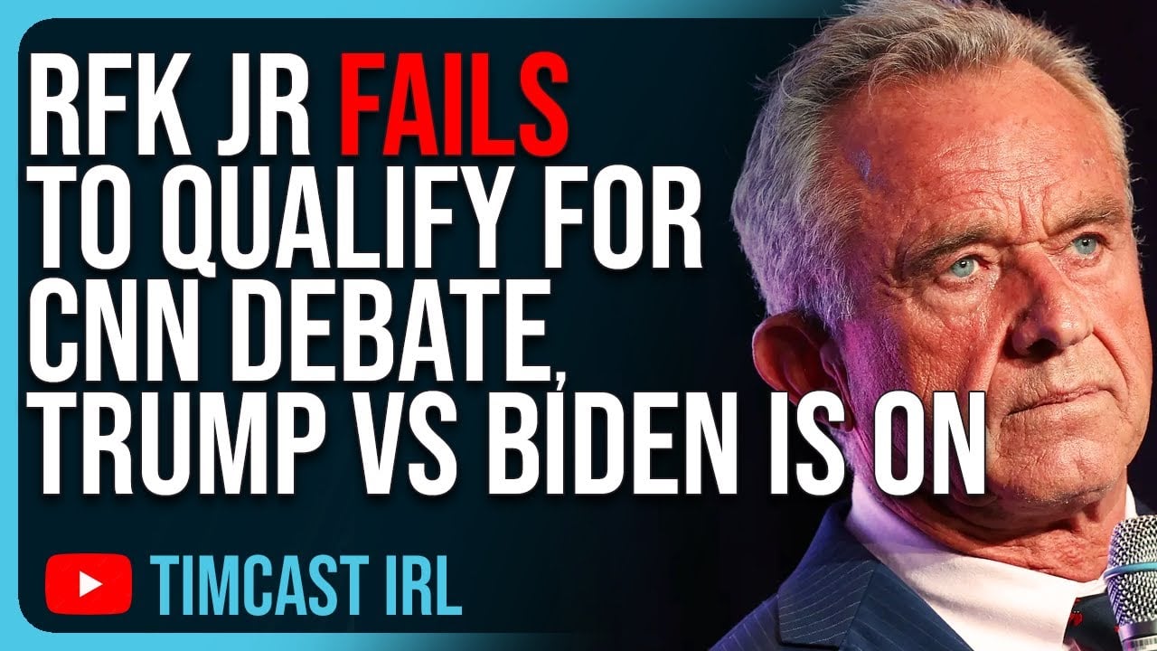 RFK Jr FAILS To Qualify For First Presidential Debate, Trump VS Biden Is On