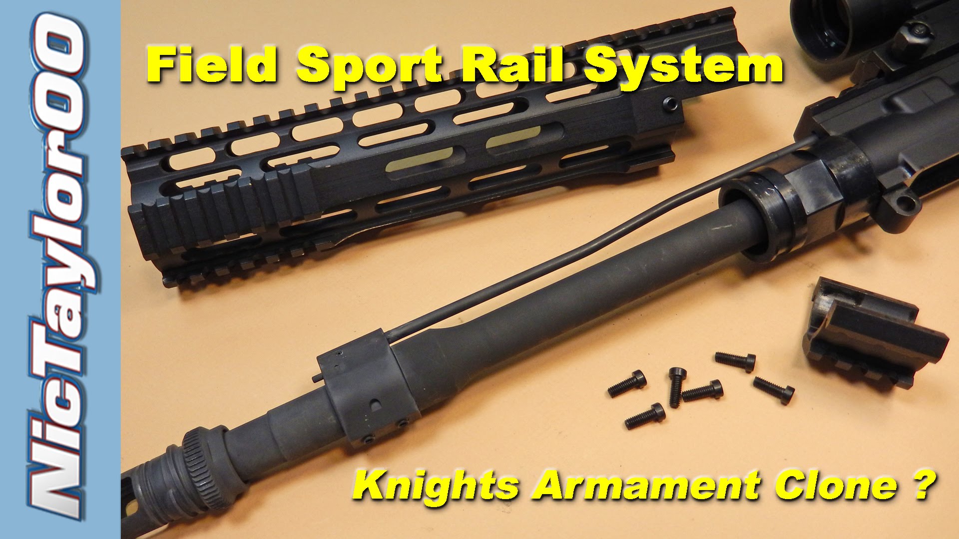 Field Sport AR15 Handguard REVIEW & Install Instructions - VERY EASY